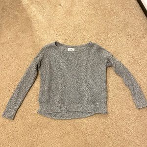 Hollister grey sweater size S